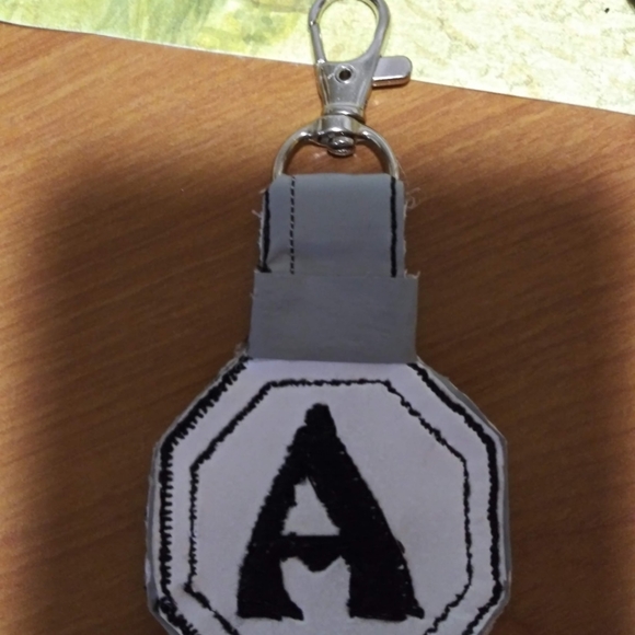 Letter A  Key Chain - Picture 2 of 2